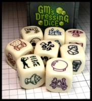 Dice : Dice - 6D - GM Dressing Dice Dungeon 1 - JA Collection Mar 2024